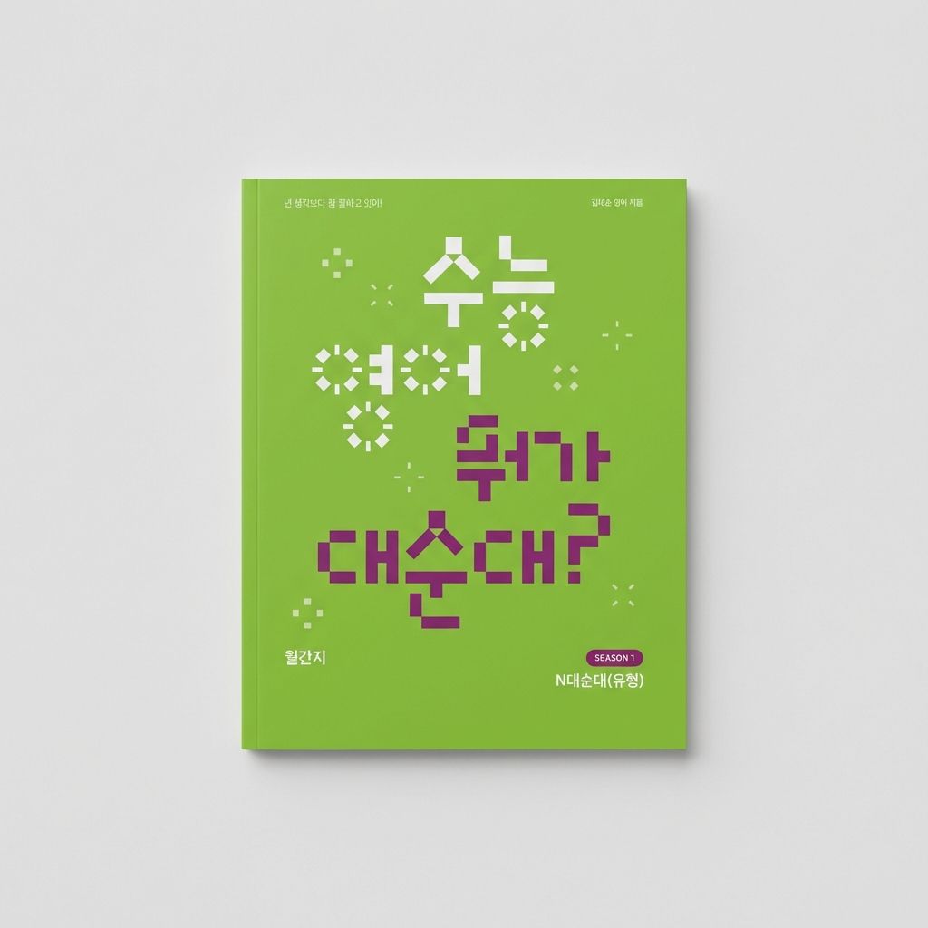 강남대성 수능 영어 뭐가 대순대? 영어 표지
